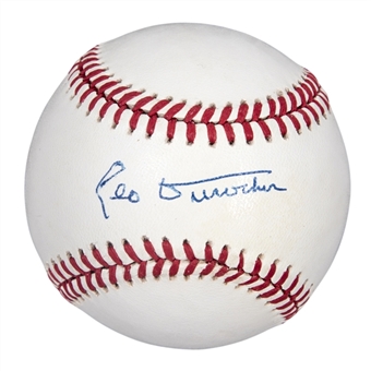 Leo Durocher Single Signed ONL Giamatti Baseball (Finest Sports Collectibles)